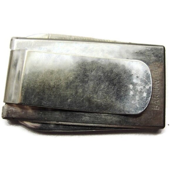 Barlow Norwest Money Clip Silver Tone Knife File Credit Card Cash ID - Picture 4 of 10
